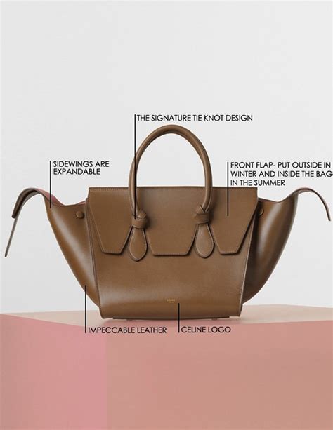 celine tie knot bag.